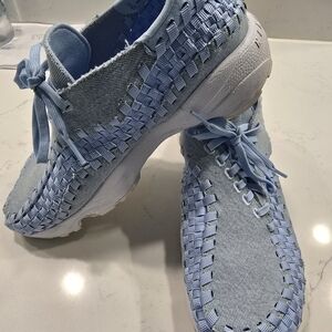 Nike Blue Woven Sneakers
